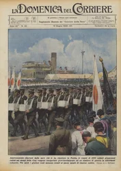 Lovingly Disembarked from the Ship That Brought Them Back to Their Homeland, the Ashes of 1280 Soldiers